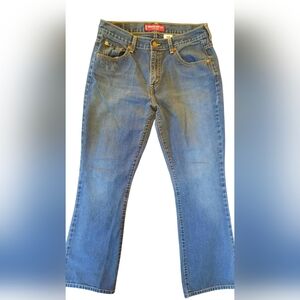 Levi's 515 Womans Jeans 12 Blue Low Rise Bootcut Denim